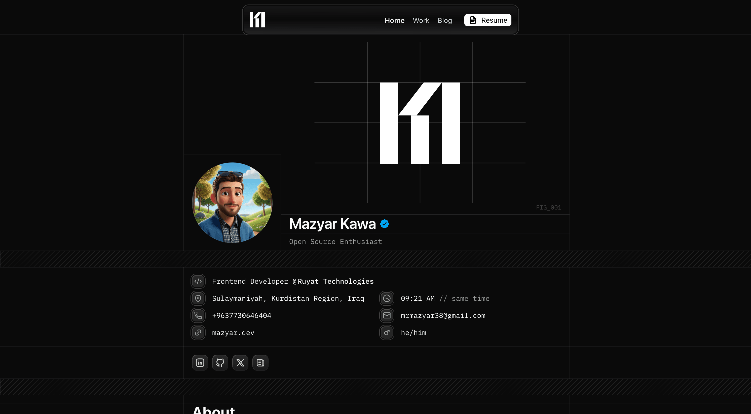 Mazyar's personal website
